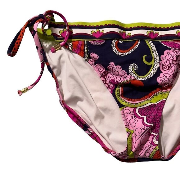 Trina Turk Tie Sides Bikini Bottom Size 12 - Picture 5 of 12